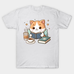 Cats, coffee and books - the best of life T-Shirt